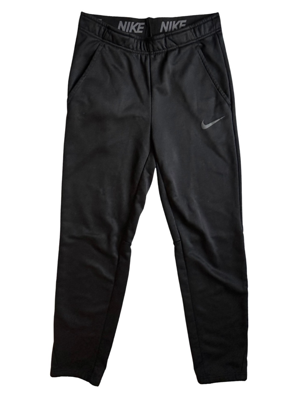 NIKE Therma FIT Tapered Leg Training Jogger Activewear Pants Black Gray Small